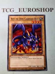 Two-Headed King Rex▪︎YUGIOH▪︎SBTK▪︎2019▪︎SPANISH▪︎COMMON▪︎SPEED DUEL▪︎NM #2937 - Picture 1 of 2
