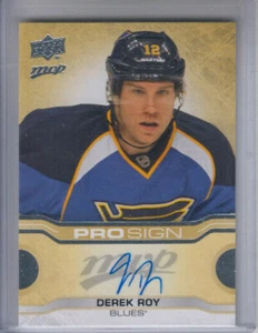 14/15 UD MVP St. Louis Blues Derek Roy ProSign Auto card #PRO-DR - Picture 1 of 2