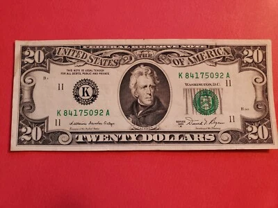 1981 'A' $20 US Note, Uncirculated Crisp (20) - Image 1 of 2