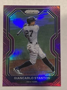 2021 Panini Tier II Purple Prizm Parallel Giancarlo Stanton New York Yankees - Bild 1 von 2