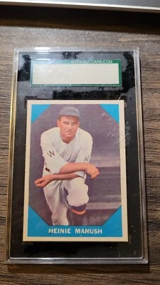 Fleer #18 1960 Heinie Manush  Foto 1 de 2
