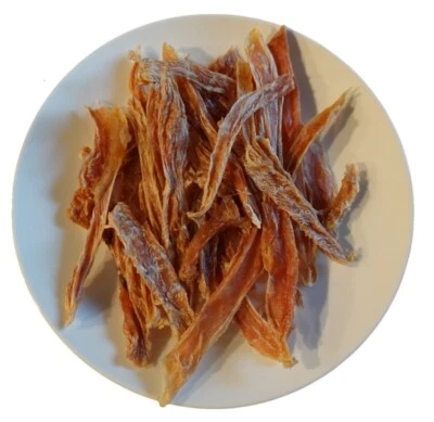 Tiras cecinadas de pollo deshidratadas - recién hechas a pedido Foto 1 de 4