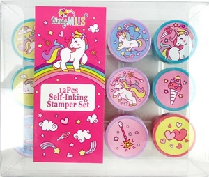TINYMILLS 12 Pcs Unicorn Stamp Kit for Kids - Picture 1 of 4