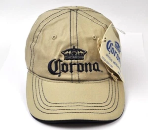 Corona Extra Bier USA Kappe beige dunkel Mütze Baseball Cap Schirmmütze Käppi - Bild 1 von 5
