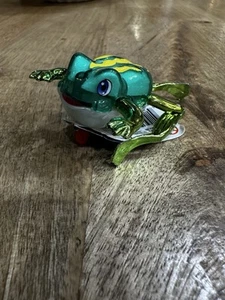 Vintage Aufzieh-Springender Frosch Spielzeug - Sammlerstück Blech Z-WindUps - sehr einzigartig neu - Bild 1 von 5