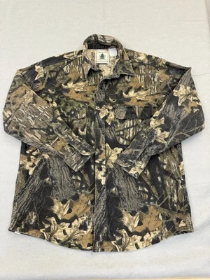 Chaqueta de Franela Territorio del Noroeste de Colección 2XL Hoja Camuflada Acolchada con Botones Foto 1 de 4