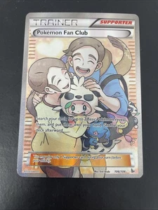 Pokemon Fan Club 106/106 Full Art Pokemon Trainer Card - Picture 1 of 2
