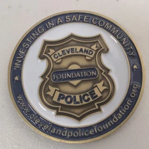 Cleveland Police Foundation Challenge Coin St Michael the Archangel Guardian - Picture 1 of 5