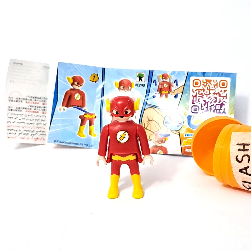 FLASH - KINDER SORPRESA MAXI - PLAYMOBIL - DC COMIX [VB] - Immagine 1 di 1