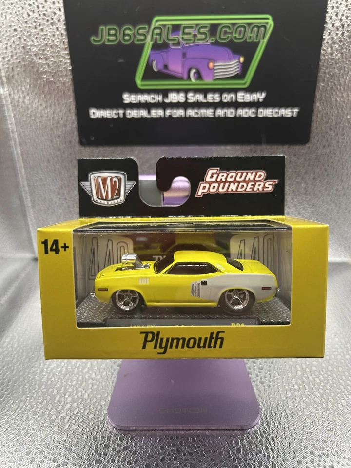 M2 Machines Ground Pounders Release R31 : 1971 Plymouth Baracuda 440 - Image 1 of 1
