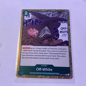 OFF-WHITE - EB01 - R - FOIL - ONE PIECE TCG  - Picture 1 of 1