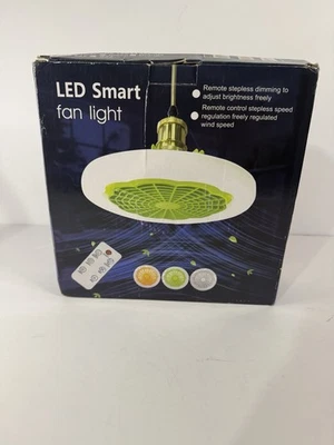 6X Modern Led Ceiling Fan with Light E27 Adjustable Bedroom Living Room Fan Lamp - Image 1 of 4