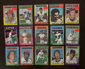 1975 TOPPS BASEBALL 40 CARD LOT G VG SANTO BAKER PERRY DAVIS MCCARVER - Picture 1 of 3