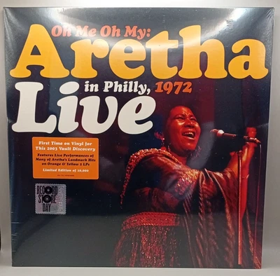 Aretha Franklin ‎Oh Me Oh My: Aretha Live In Philly, 1972 Double Vinyl (Sealed) - Image 1 of 2