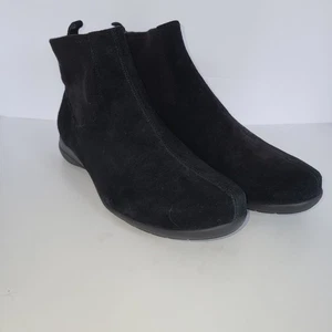 Naturalizer Damen Stiefeletten Größe 8,5 schwarz Wildleder zum Überziehen elastisch Stretch Knöchel - Bild 1 von 20
