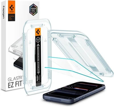 Spigen AluminaCore Tempered Glass Screen Protector for iPhone 17 Pro/16 Pro [2 P - Image 1 of 4