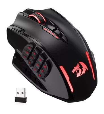 Redragon M913 Impact Elite Wireless Gaming Mouse, 16000 DPI Wired/Wireless RGB - Image 1 of 4