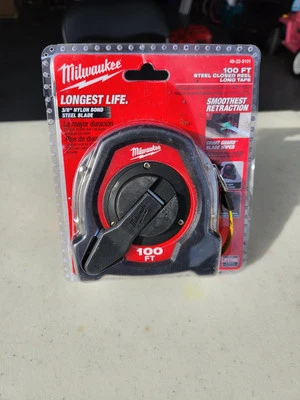 Milwaukee Tool 48-22-5101 100 Ft. Closed Reel Long Tape - Image 1 of 2