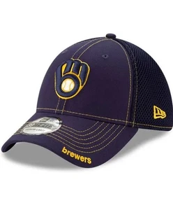 Milwaukee Brewers New Era MLB Neo 39THIRTY Stretch Fit Flex Mesh Cap Mütze - Bild 1 von 6