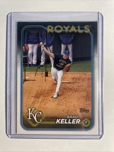 2024 Topps Serie 1 - Brad Keller #140 Golden Mirror SSP - Bild 1 von 2
