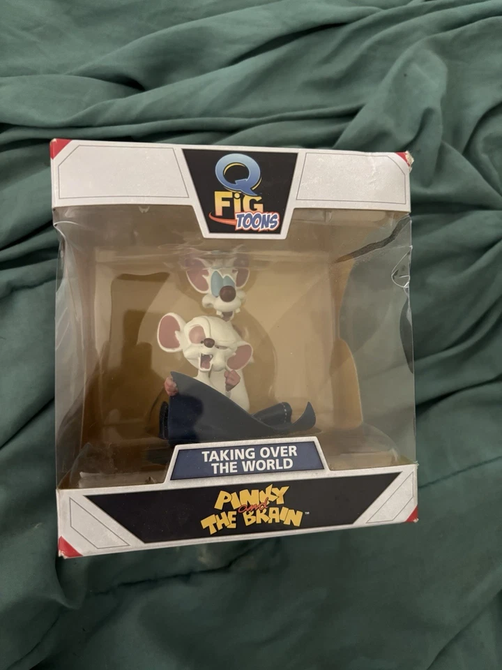 Warner Bros. Pinky And The Brain Q-Fig Toons "Taking Over the World" Coleccionable Foto 1 de 1