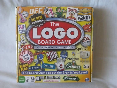 The Logo Board Game Second Edition 2015 Brands You Love Yellow Box Spin Master - Image 1 of 4
