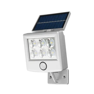 Livarno Faro led a energia solare con rilevatori di movimento bianco 6500k - Foto 1 di 3