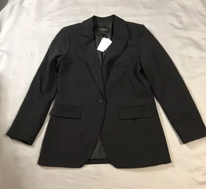 Banana Republic Blazer Womens 6 Black Jacket - Picture 1 of 9