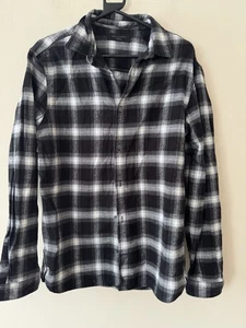 All Saints Flannel Shirt Check Medium Vgc - Picture 1 of 6