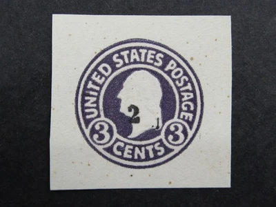 nystamps US Cut Square Stamp # U477 Mint $120         N21x4276 - Image 1 of 2