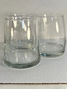 Libbey Bravura Curve Giro Inclinado Doble Antiguo Moda Bebida Vaso de Jugo Transparente - Imagen 1 de 9