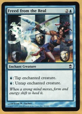 Freed From the Real  (Saviors of Kamigawa,  Common,  English,  2005)  MTG - Image 1 of 2