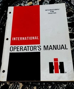 International 4186 Tractor Operator‘s Manual. 3/1976 USA Original. In Aust. Rare - Picture 1 of 9