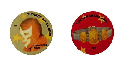 Titanes en el Ring Disc Cards Rare Argentina Wrestling Lucha Libre  Karadagian  - Image 1 of 4