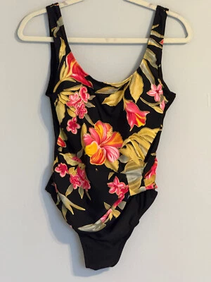 TRAJE DE BAÑO DE UNA PIEZA PARA MUJER SHORE FORMS. TALLA: SUJETADOR INCORPORADO TROPICAL PARADISE Foto 1 de 4