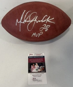 MARSHALL FAULK SIGNED WILSON AUTHENTIC 1995 HAWAII PRO BOWL FOOTBALL MVP JSA - Picture 1 of 10