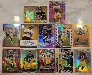 PITTSBURGH STEELERS 50Card NFL Lot RELIC,AUTO,#'D PARALLELS/ROOKIES Multi-Yr 👀 - Picture 1 of 7