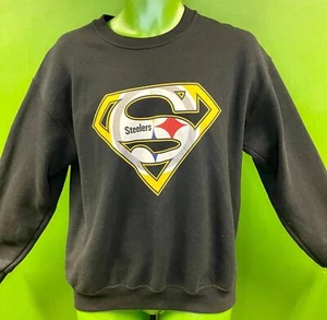 Sudadera para hombre mediana con logotipo personalizado de Superman de los Pittsburgh Steelers de la NFL - Imagen 1 de 5