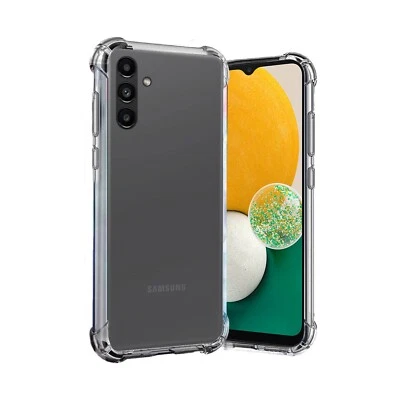 Funda de gel de silicona para teléfono Samsung Galaxy A04s cubierta negra o transparente Foto 1 de 4