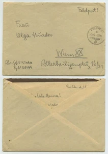 81473 - Feldpostbrief - 1.11.1942 nach Wien - mit Inhalt - Picture 1 of 5