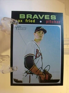 2020 Topps Heritage Baseball Card  #465 Max Fried SP  (54324) - Picture 1 of 2