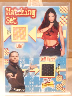 2001 Fleer WWF The Ultimate Diva Collection - Matching Set #NNO Lita Jeff Hardy - Image 1 of 4