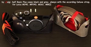 LUIGI BASIC PLUS CASE+BUMP+STRAP for LEICA MP240,M240,M262,MMII,UPS/DHL INCLUDED - Picture 1 of 12