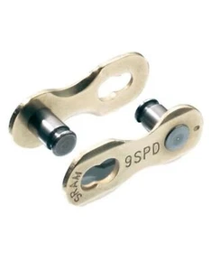 New Sram Chain Connector Missing Link Power Link for 9 Speed Road or MTB Gold - Picture 1 of 1