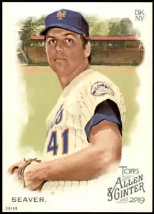 Tom Seaver 2019 Allen and Ginter 5x7 #394 4/49 Mets - Picture 1 of 2