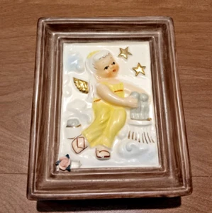 Difícil de Encontrar Napco Tu Estrella de la Suerte Ángel Guardián Géminis Pared Bolsillo Zodiaco Horóscopo - Imagen 1 de 8