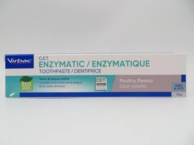 Virbac CET Enzymatic Toothpaste| Eliminates Bad Breath by Removing Plaque & Tart - Image 1 of 4