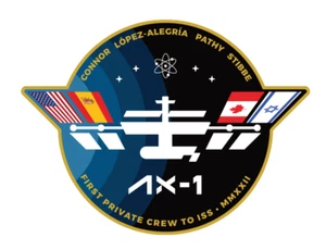 NASA  Axiom 1 Vinyl Sticker - 3 in. x 2.2 in. - Picture 1 of 1