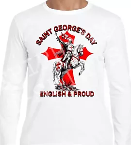 Camiseta Día de San Jorge Regalo San Jorge Bandera Inglesa y Orgullosa Inglaterra Para - Imagen 1 de 3