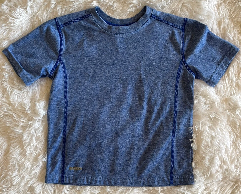 Camiseta Dri-Star azul jaspeado manga corta Starter XS (4/5) para niños Foto 1 de 4